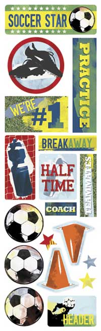 Karen Foster - Soccer Star Clearly Sticker Karen Foster - Soccer Star Clearly Sticker